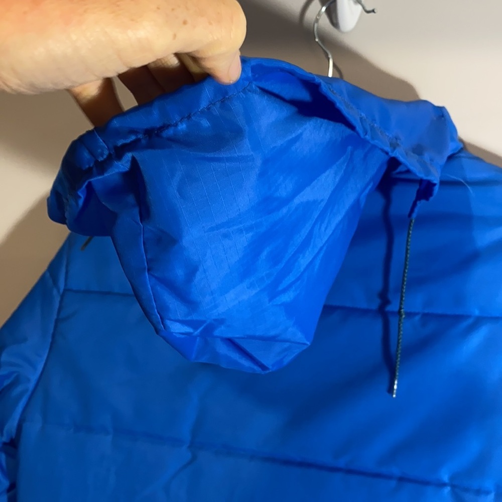 Vintage Cropped Puffer with Hood - Picture 8 of 9